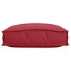vidaXL Almofada 2 pcs Vinho Vermelho 40 x 40 x 8 cm Tecido Oxford