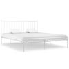 vidaXL Estrutura de cama 180x200 cm metal branco