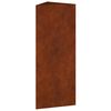 vidaXL Vaso/floreira de jardim 30x26x75 cm a&ccedil;o corten