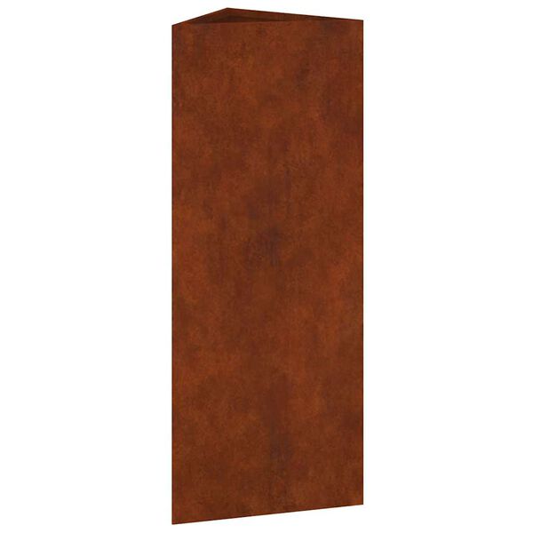 vidaXL Vaso/floreira de jardim 30x26x75 cm a&ccedil;o corten