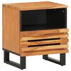 vidaXL Mesa de cabeceira 40x34x46 cm madeira de ac&aacute;cia maci&ccedil;a