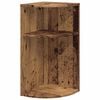 vidaXL Mesa de apoio Madeira antiga 29,6 x 29,6 x 60 cm