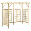 vidaXL P&eacute;rgola jardim p/ caixotes triplos madeira de pinho impregnada