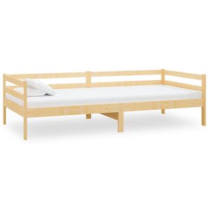 vidaXL Sof&aacute;-cama pinho maci&ccedil;o 90x200 cm