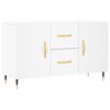 vidaXL Aparador 100x36x60 cm derivados de madeira branco