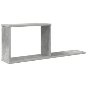 vidaXL Prateleiras flutuantes Cinzento Cimento 80 x 15 x 30 cm