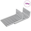 vidaXL Chave Hexagonal 1800 pcs Prateado 32 x 86 mm A&ccedil;o