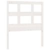 vidaXL Cabeceira de cama 95,5x4x100 cm madeira de pinho maci&ccedil;a branco