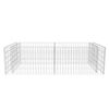 vidaXL Gabião para plantas em aço galvanizado 180x90x50 cm