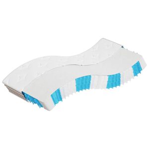 vidaXL Colchão de molas ensacadas médio 70x200 cm