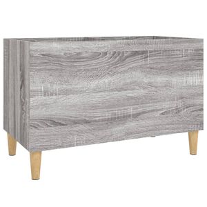 vidaXL Arm&aacute;rio p/ discos 74,5x38x48 derivados madeira cinzento sonoma