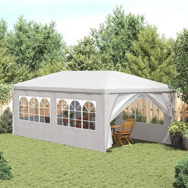 vidaXL Tenda para festas 3x6 m branco