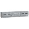 vidaXL Gabinete para TV com gaveta Sonoma Cinzento 147 x 34,5 x 27 cm