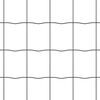 vidaXL Cerca Euro Cinzeto 0.4 x 10 m Ferro revestido de PVC
