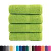 vidaXL Toalhas de bid&eacute; premium SOLUND 4pcs 30x50cm 600 gsm verde ma&ccedil;a