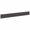 vidaXL Acabamento para Gramado 30 unid. 100 x 12 cm A&ccedil;o Preto