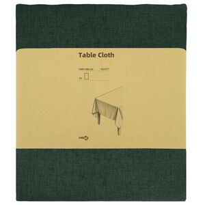 vidaXL Toalha de Mesa 5 unid. Retangular Verde-Escuro 140 x 180 cm