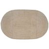 vidaXL Tapetes de &aacute;rea Branco 152 x 245 cm Juta