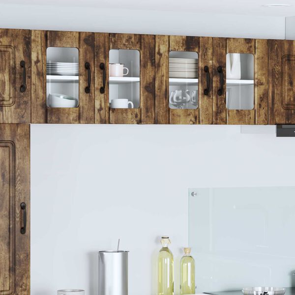 vidaXL Arm&aacute;rio de Cozinha 2 pcs Carvalho Defumado 60 x 31 x 40 cm