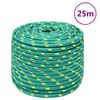 vidaXL Corda de barco 14 mm 25 m polipropileno verde