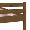 vidaXL Estrutura cama pequena de casal 120x190 cm madeira castanho-mel