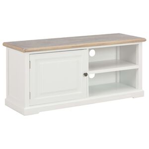 vidaXL M&oacute;vel de TV 90x30x40 cm madeira branco