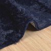vidaXL Tapete shaggy de pelo alto NAVARRA 240x340 cm azul-marinho