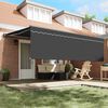vidaXL Toldo Retr&aacute;til Antracite 450 &times; 300 cm Poli&eacute;ster e Alum&iacute;nio