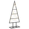 vidaXL &Aacute;rvore de Natal de metal KUOPIO 60 cm Branco quente
