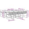 vidaXL 9 pcs conj. de jantar para jardim c/ almofad&otilde;es textilene preto