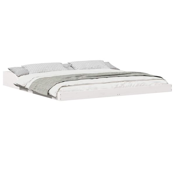 vidaXL Estrutura da Cama Branco 180 x 220 cm