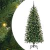 vidaXL &Aacute;rvore de Natal Artificial com 150 LEDs Verde 150 cm PE e PVC