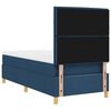 vidaXL Cama Box com colch&atilde;o com cabeceira Azul 100 x 200 cm tecido