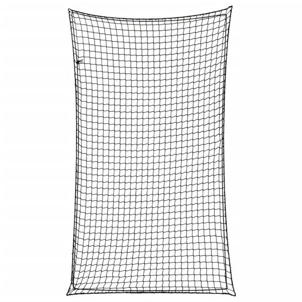 vidaXL Rede para reboque com corda el&aacute;stica 6x3,5 m PP preto