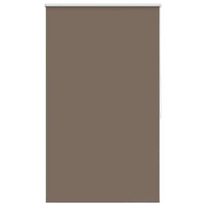 vidaXL Cortina de rolo blackout 84,4x175 cm, largura do tecido 80 cm, cor caf&eacute;