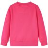 Sweatshirt para criança rosa-brilhante 128