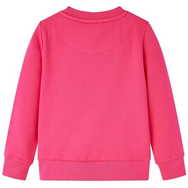 Sweatshirt para criança rosa-brilhante 128