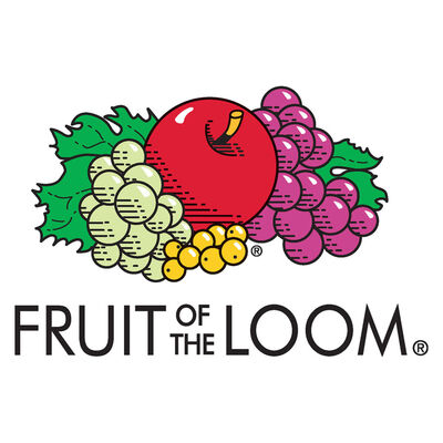 Fruit of the Loom T-shirts originais 5 pcs algodão M azul-claro