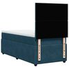 vidaXL Cama boxspring com colch&atilde;o 90x190 cm veludo azul