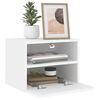vidaXL M&oacute;veis de parede p/ TV 2pcs 40x30x30cm derivados madeira branco