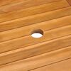 vidaXL 9 pcs conjunto de jantar para jardim madeira de teca maci&ccedil;a