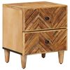 vidaXL Mesa-de-cabeceira Castanho 40 x 33,5 x 46 cm