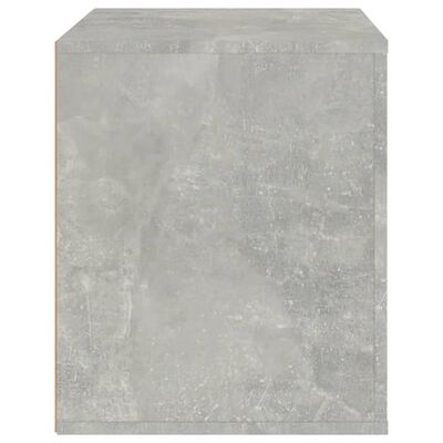 vidaXL Mesa de cabeceira 50x39x47 cm cinzento cimento