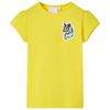 T-shirt de crian&ccedil;a amarelo brilhante 140