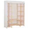 vidaXL Roupeiro 135x40x170 cm tecido branco