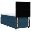 vidaXL Cama boxspring com colch&atilde;o 80x200 cm veludo azul