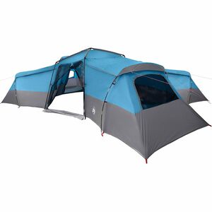 vidaXL Barraca Familiar com telhado Azul 833 x 585 x 216 cm tafet&aacute;