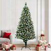 vidaXL Árvore de Natal Artificial Verde 180 cm PVC, Aço e Plástico