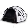 vidaXL Tenda de campismo c&uacute;pula p/ 4 pessoas opaca imperme&aacute;vel branco