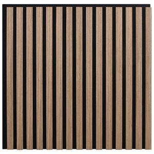 vidaXL Pain&eacute;is de parede 8 pcs Castanho 60,5 x 60 cm